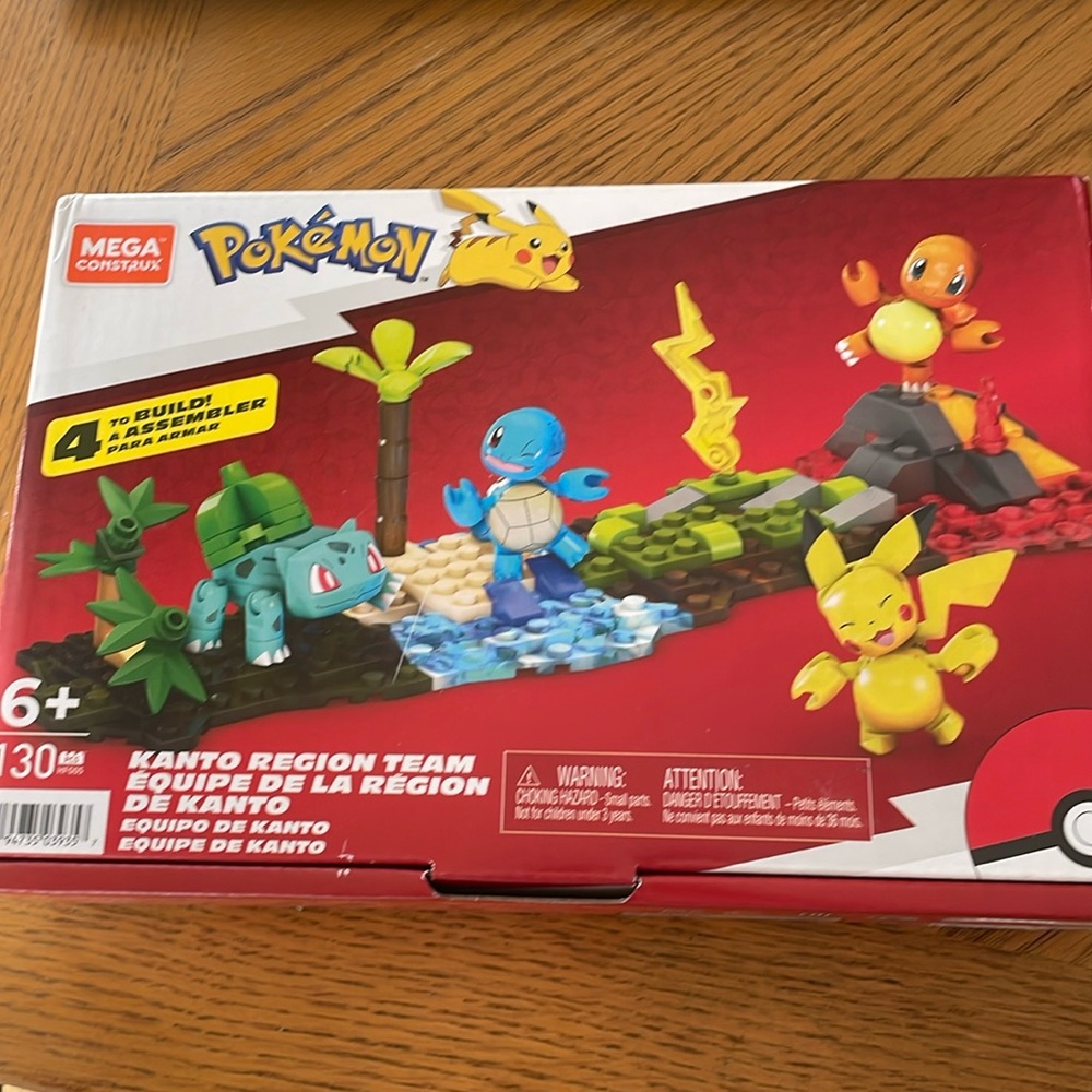 Pokémon Mega Construx Kanto Region Team 4 to Build NEW